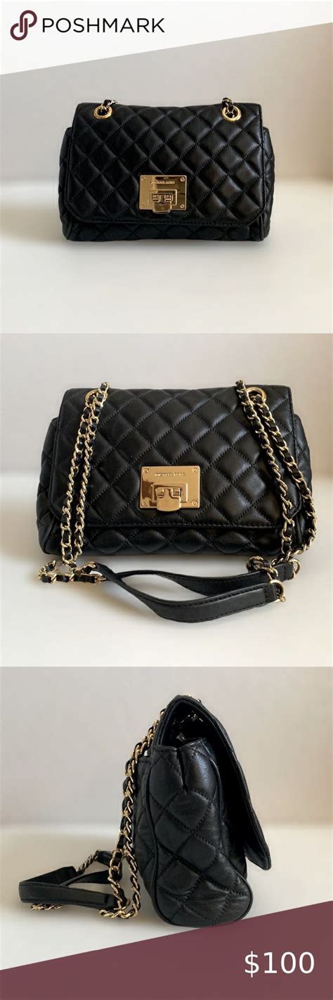 michael kors vivian quilted schwarz|Michael Kors handbags.